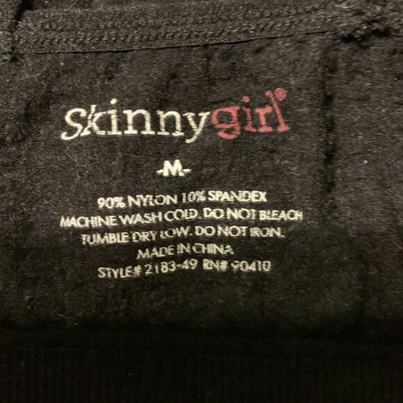 Skinny Girl size medium black sports bra/bralette - Picture 4 of 5